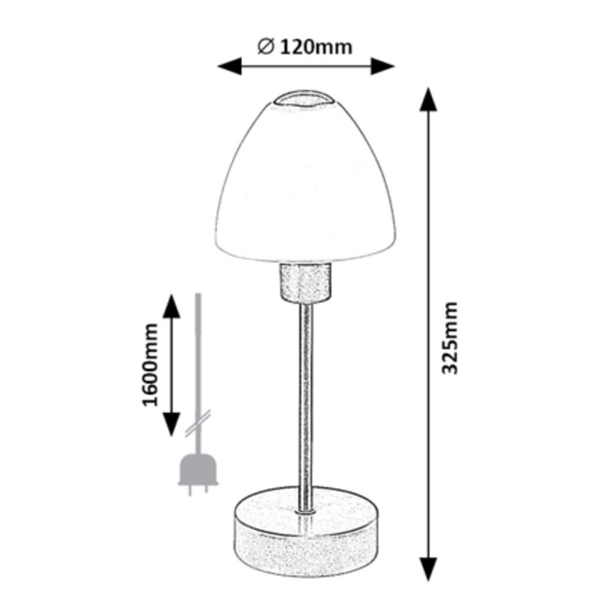 Rabalux - Dimbare tafellamp 1xE14/40W/230V zwart