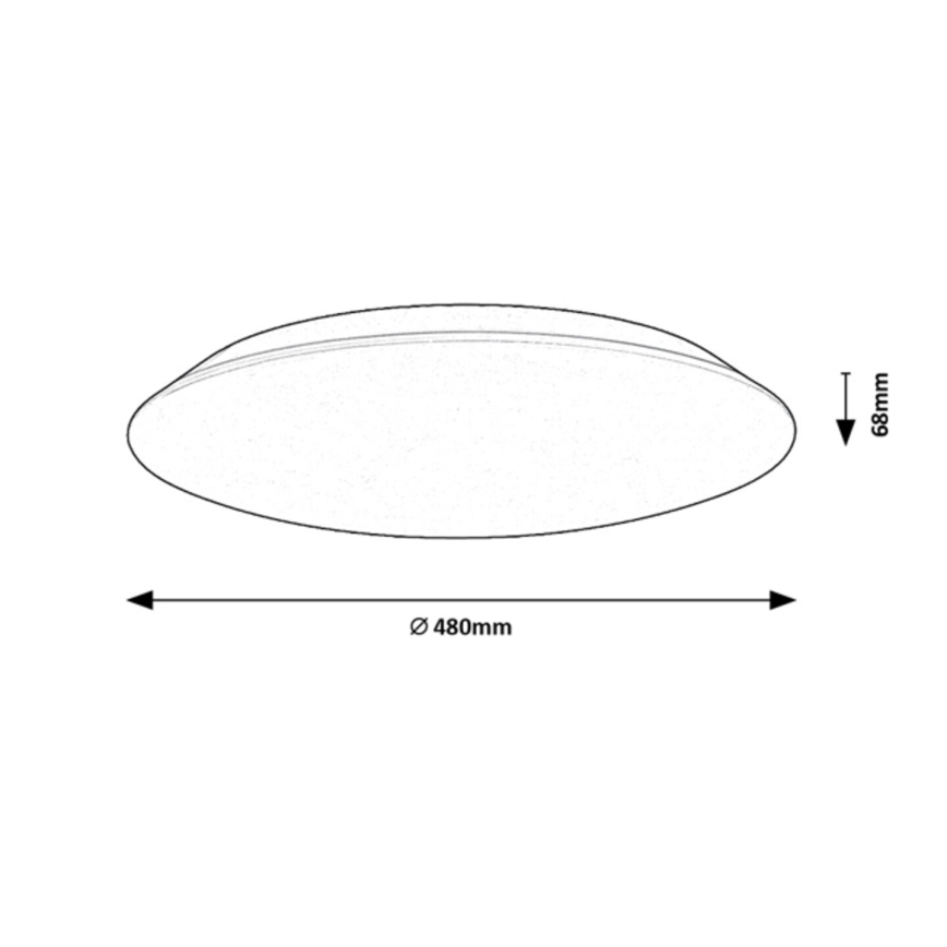 Rabalux - LED Plafondlamp LED/45W/230V 4000K 48 cm