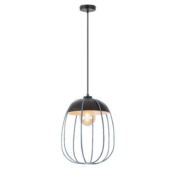 Rabalux - Hanglamp aan een koord 1xE27/60W/230V zwart/blauw