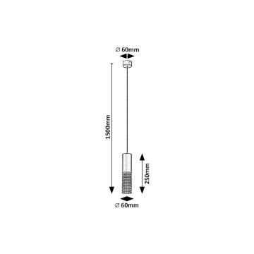 Rabalux - Hanglamp aan een koord 1xGU10/35W/230V