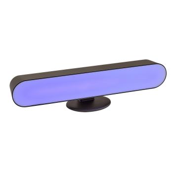 Rabalux - LED RGB Dimbare oplaadbare tafellamp LED/3W/5V zwart + afstandsbediening