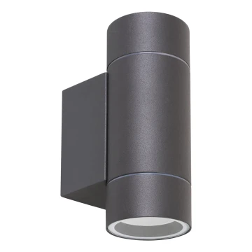 Rabalux - Buiten wandlamp 2xGU10/10W/230V IP54 grijs