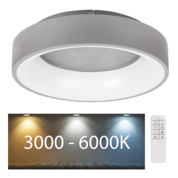 Rabalux - Dimbare LED Plafond Lamp LED/24W/230V rond + afstandsbediening 3000-6000K