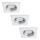 Rabalux - SET 3x Hangende LED Badkamer plafond verlichting 1xGU10/3W/230V IP44