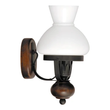 Rabalux - Wandlamp E27/60W/230V walnoot