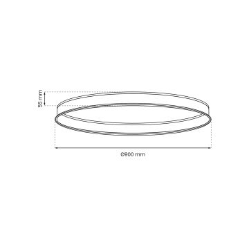 Railsysteem MAGNETIC TRACK Ø 90 cm zwart