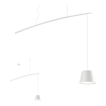 Redo 01-1497 - LED Hanglamp aan een koord LOLLI LED/6W/230V wit