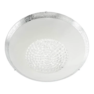 Redo 05-898 - LED Kristallen plafondlamp RA LED/12W/230V diameter 30 cm zilver