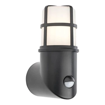 Redo 90201 - Lamp voor Buiten met Sensor TRITON 1xE27/28W/230V IP54 zwart