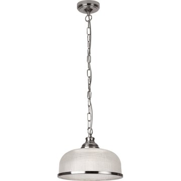 Searchlight - Hanglamp aan een ketting BISTRO 1xE27/60W/230V chroom