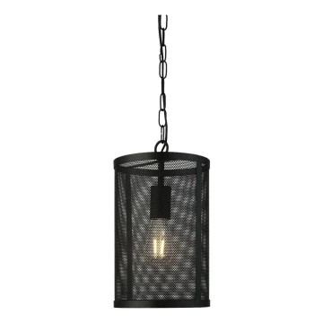 Searchlight - Hanglamp aan ketting FISHNET 1xE27/60W/230V zwart