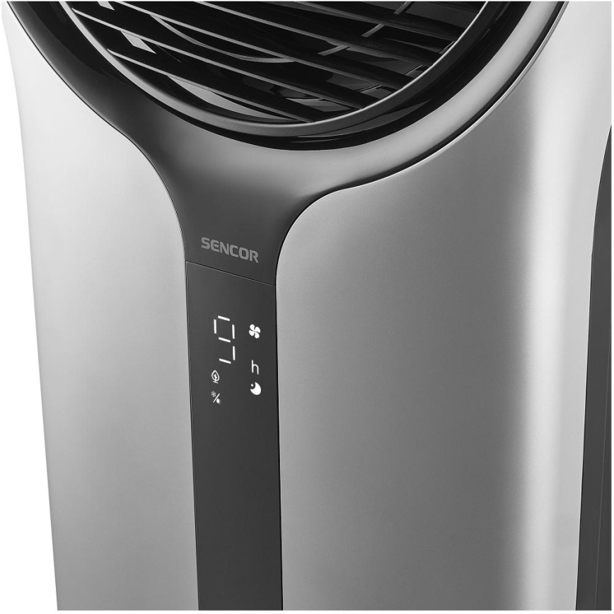 Sencor - Mobile air cooler 3in1 110W/230V zilver/zwart + afstandsbediening