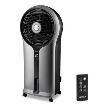 Sencor - Mobile air cooler 3in1 110W/230V zilver/zwart + afstandsbediening