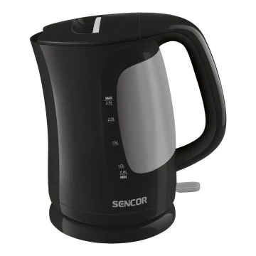 Sencor - Waterkoker 2,5 l 2200W/230V zwart