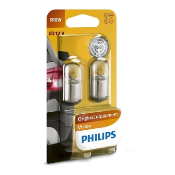 SET 2x Autolamp Philips VISION 12814B2 BA15s/10W/12V