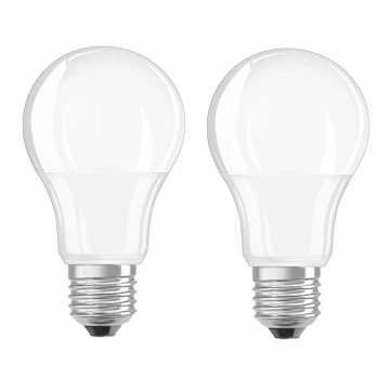 SET 2x LED Lamp A60 E27/8,5W/230V 2700K