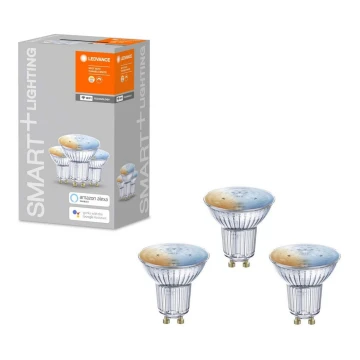 Set 3x LED lampen dimbaar en Wi-Fi SMART+ GU10 / 5W / 230V 2.700K-6.500K - Ledvance