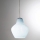 SIRU - Hanglamp aan een koord LONDON 1xE27/60W/230V blauw/glanzend chroom Venetiaans glas