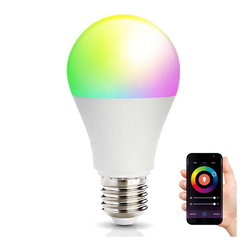 Slimme Dimbare LED RGB Lamp E27/9,5W/230V 2700-6500K Wi-Fi Tuya