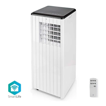 Slimme mobiele airco 3in1 inclusief complete accessoires 1010W/230V 9000 BTU Wi-Fi + afstandsbediening