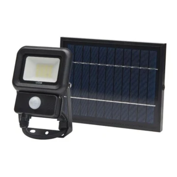 Solar LED Schijnwerper met Sensor voor Buiten LED/10W/3,7V 6500K IP65