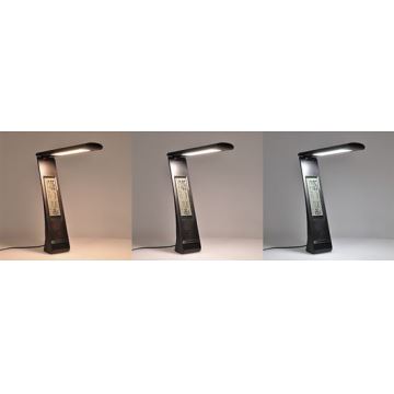 Multifunctionele Dimbare LED Tafel Lamp LED/5W/USB 1200 mAh zwart