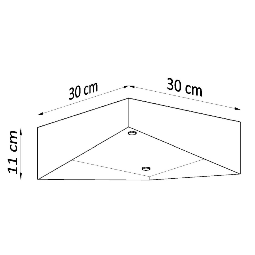 LED Plafond Lamp AVIOR LED/22W/230V wit