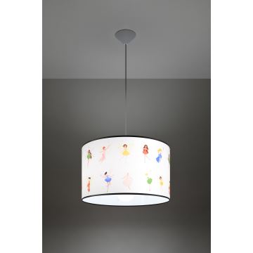 Kinder hanglamp aan een koord FAIRY 1xE27/15W/230V diameter 40 cm fee