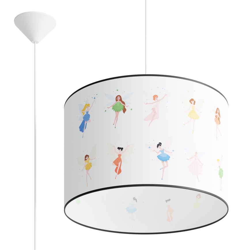 Kinder hanglamp aan een koord FAIRY 1xE27/15W/230V diameter 40 cm fee