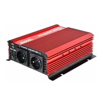 Spanningsomvormer CARSPA 1000W/24/230V + USB