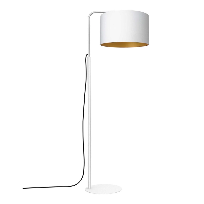 Staande lamp ARDEN 1xE27/60W/230V wit/gouden