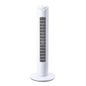 Staande Ventilator met een Timer 45W/230V wit