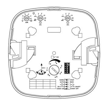 Steinel 003005 - Aanwezigheidsmelder Dual HF DALI-2 APC wit