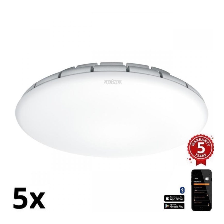 Steinel 079727 - SET 5x LED Plafondlamp met sensor RS PRO S30 SC LED/25,7W/230V 3000K