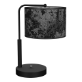 Tafel Lamp SATINO 1xE27/60W/230V zwart/grijs