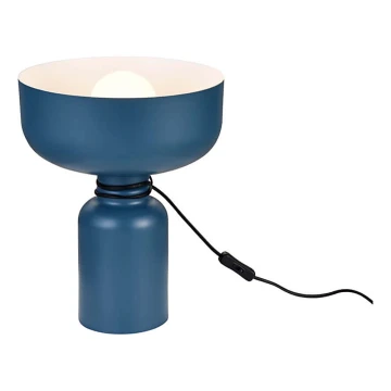 Tafellamp ABEL 1xE27/11W/230V blauw