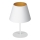 Tafellamp ARDEN 1xE27/60W/230V diameter 20 cm wit/gouden