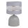 Tafellamp HELEN 1xE27/60W/230V grijs/zilver