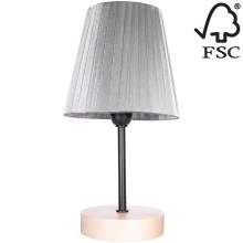 Tafellamp MILA 1xE14/25W/230V birch – FSC gecertificeerd