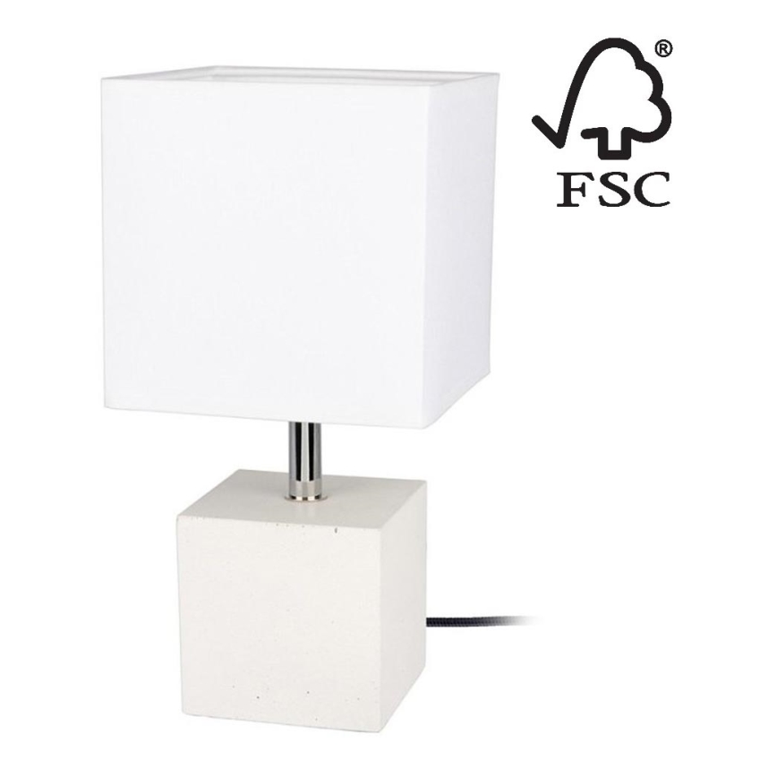 Tafellamp STRONG SQUARE 1xE27/25W/230V - FSC-gecertificeerd