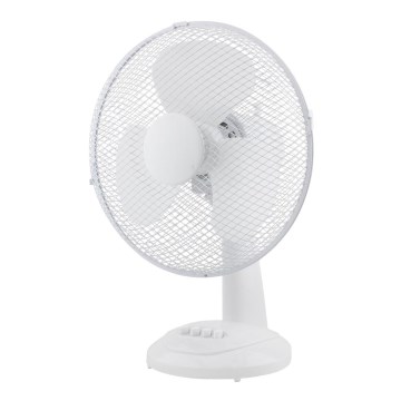 Tafelventilator 30cm, wit, 3 snelheden, 40W