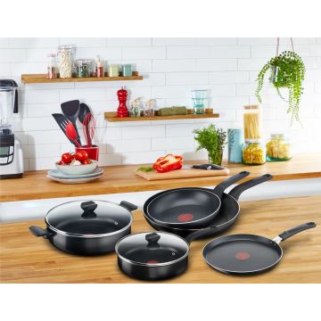 Tefal - Lage braadpan met deksel  SIMPLY CLEAN 28 cm