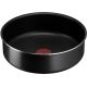 Tefal - Set kookgerei 10 st. INGENIO EASY COOK & CLEAN BLACK