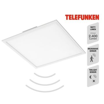 Telefunken 308806TF - LED Bevestigd lichtpaneel met sensor LED/25W/230V 4000K