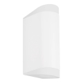 Telefunken 314906TF - LED Wandlamp voor buiten 2xGU10/5W/230V IP44 wit