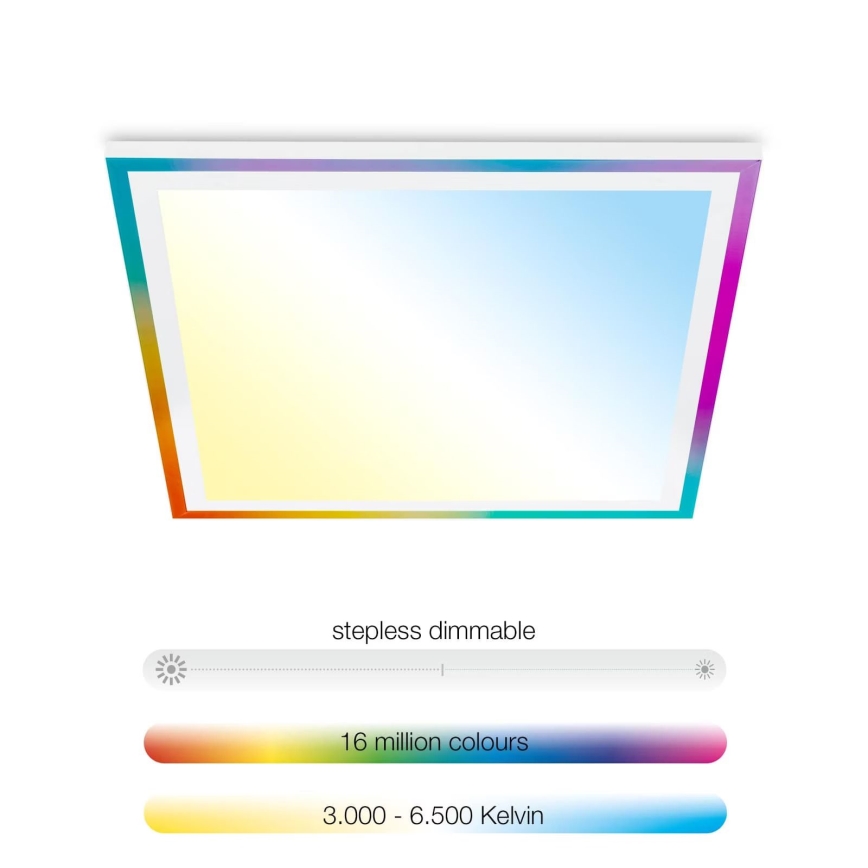 Telefunken 321206TF - LED RGBW Dimbare plafondlamp LED/18W/230V 3000-6500K + afstandsbediening