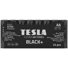 Tesla Batteries - 24 st. Alkaline batterij AA BLACK+ 1,5V 2800 mAh