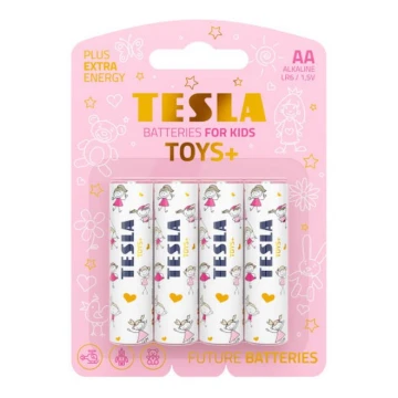 Tesla Batteries - 4 st. Alkaline batterij AA TOYS+ 1,5V 2900 mAh