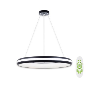 Top Light - Dimbare LED hanglamp aan een koord FUTURA LED/60W/230V zwart + afstandsbediening