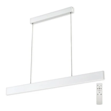 Top Light - Dimbare LED hanglamp aan een koord LINE LED/30W/230V wit + afstandsbediening